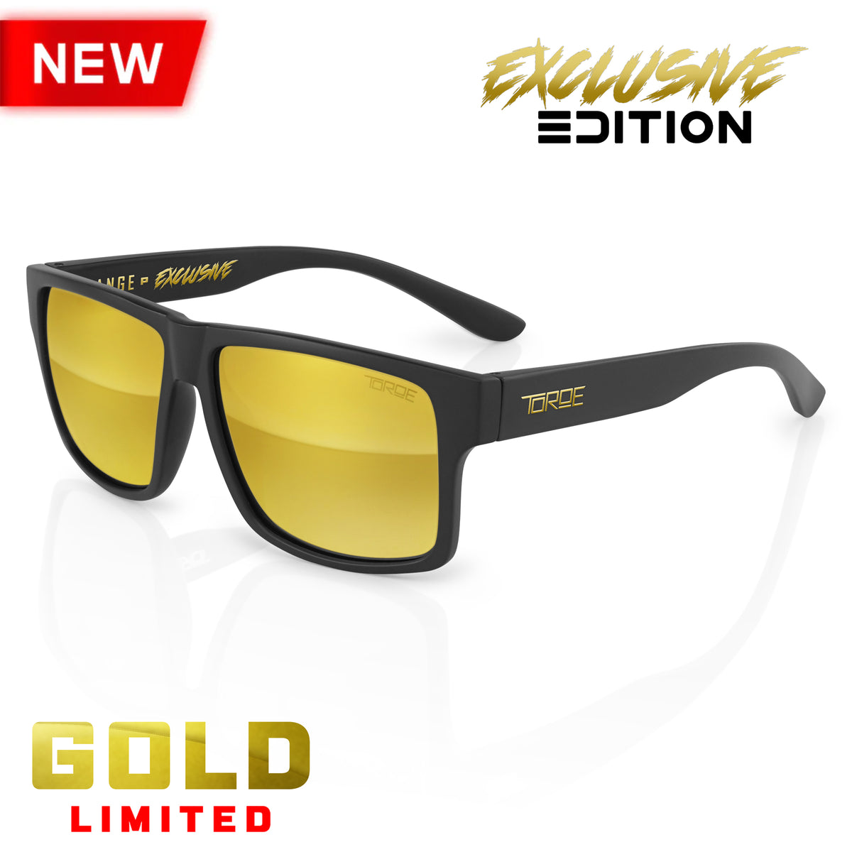 GOLD) Exclusive Edition RANGE Polarized Sunglasses with Lifetime