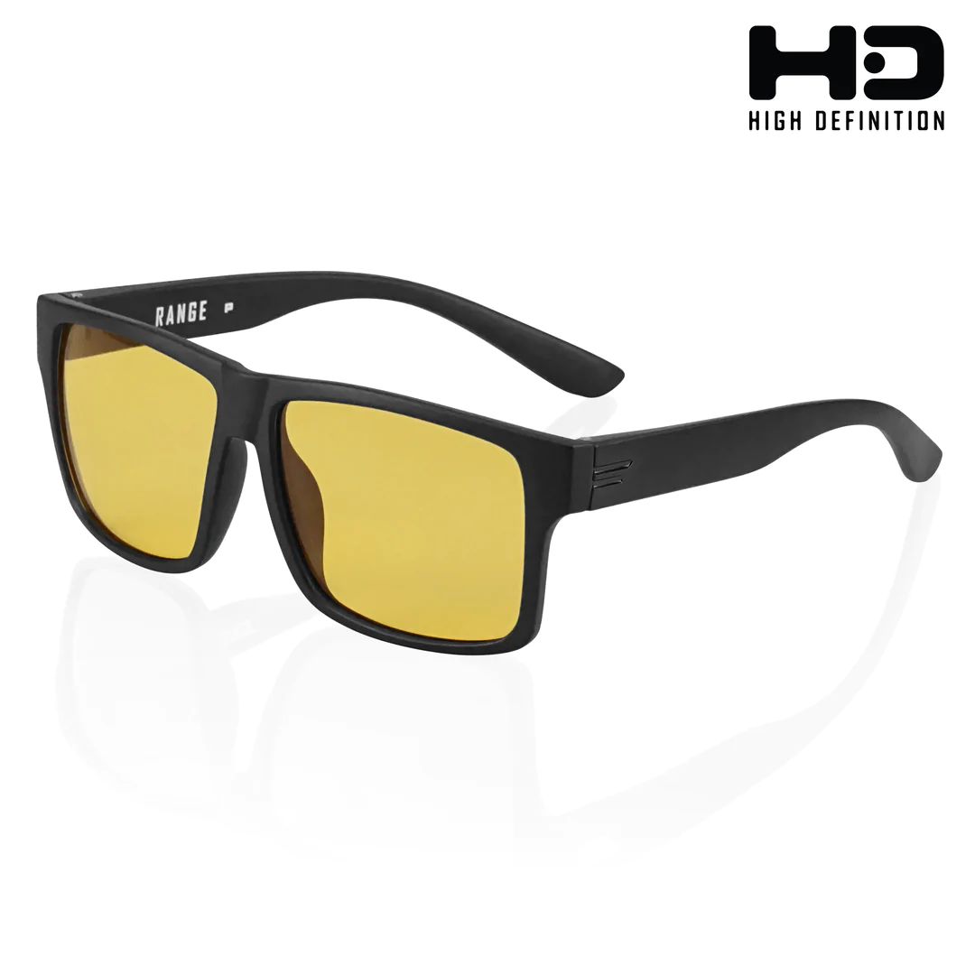 High Definition sunglasses NIGHT DRIVING Low light RANGE HD Polarized TOROE Performance Eyewear