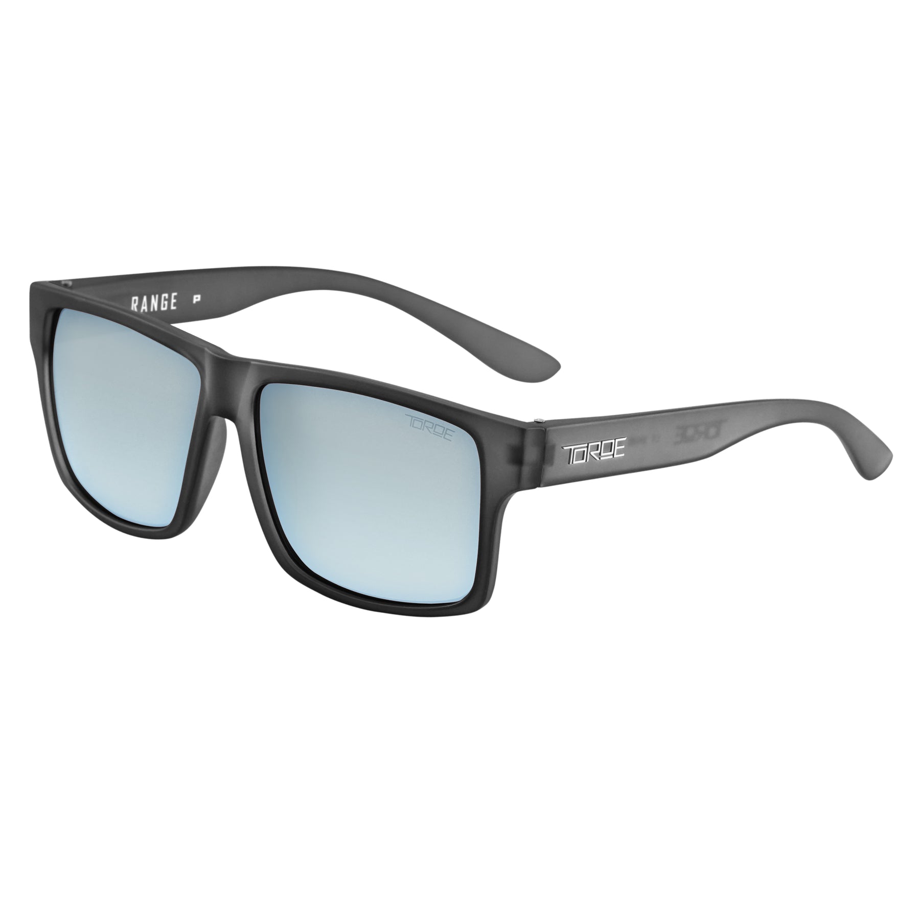 Exclusive Toroe 'Range' Polarized Sunglasses with Lifetime Warranty Frost Gray / Midnight Green Lens